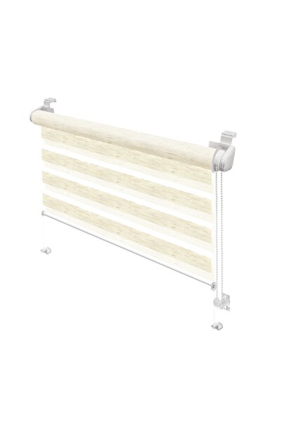 OEM Stor Gardinia, Mini Zebra, poliester, zi - noapte, silvalin natur, dimens...
