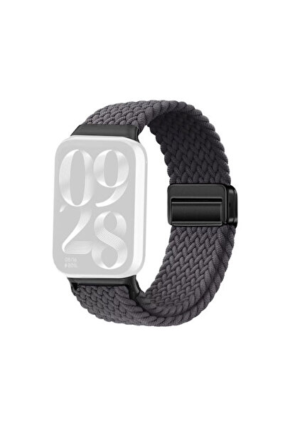 OEM Xiaomi Redmi Watch 4/5 Πλεκτό Λουράκι Σκούρο Γκρι