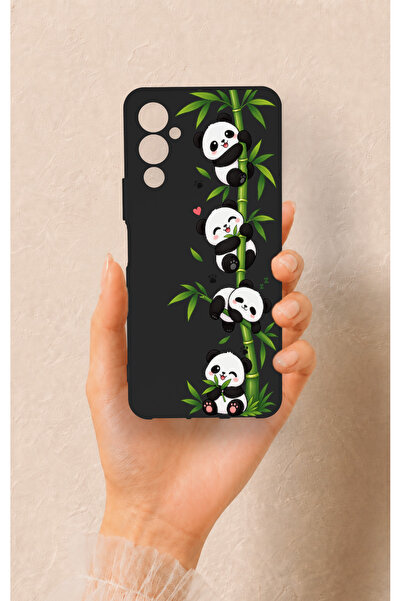 Vip Case Tecno Pova Neo 4 Uyumlu Sevimli Panda Bambu Desenli Silikon Kılıf