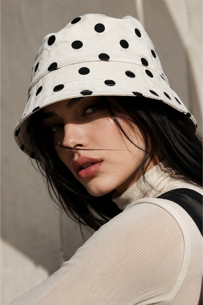 la polario Premium Polka Dot Hat