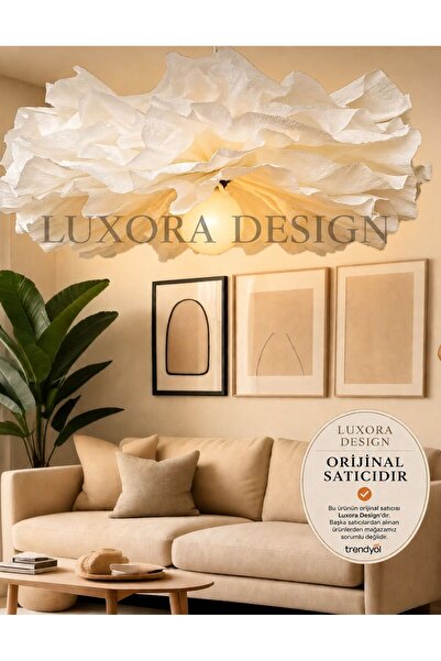 Luxora Design Beyaz Bohem Model Sarkıt Avize