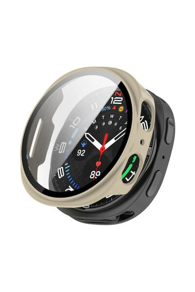 OEM Samsung Galaxy Watch 8 44mm Wanlonfeng Θήκη Προστατευτικό Οθόνης Λευκό