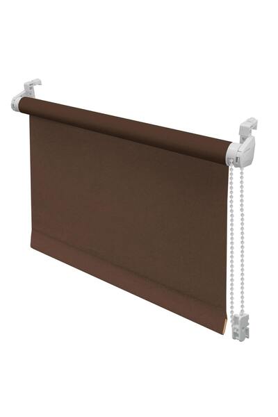 OEM Gardinia Mini Aida roller blind, Polyester, chocolate brown, semi-opaque,...