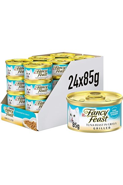 Purina Fancy Feast Grilled Tuna Wet Cat Food 85g (Pack of 24)