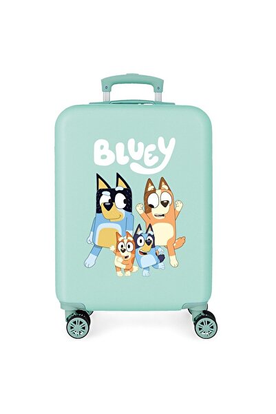 bluey Troler copii Family ABS, valiza mica, 4 roti, turcoaz, 38x55x20 cm
