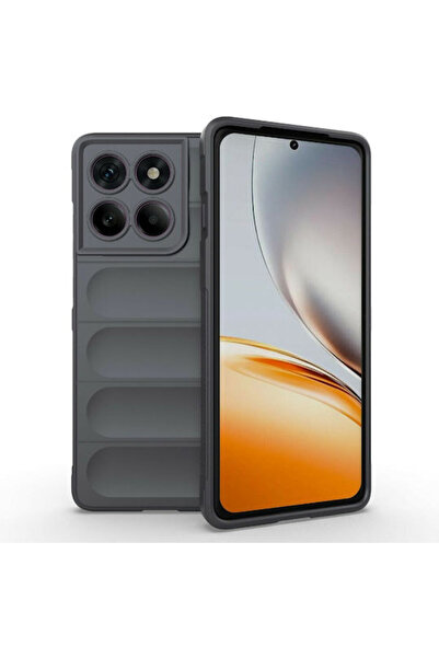 OEM Μαγική Ασπίδα Πίσω Κάλυμμα Σιλικόνης Γκρι (Motorola Edge 60 Pro 5G)