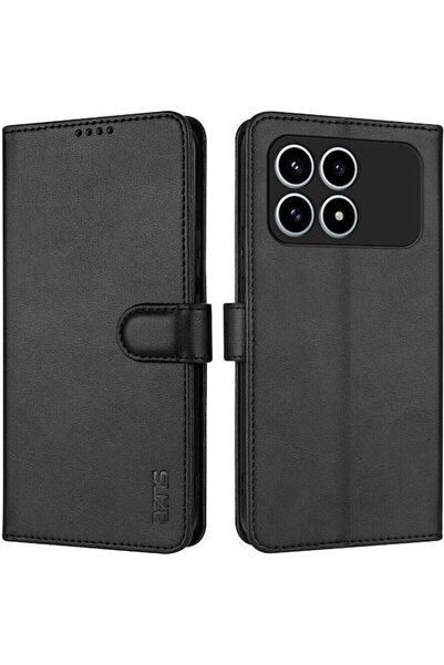 OEM Azns Μαγνητικό Πορτοφόλι Μαύρο (Poco F8 Pro)