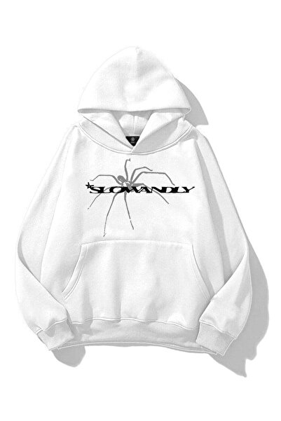 Co Trendiz Hanorac unisex Slowandly Spider negru