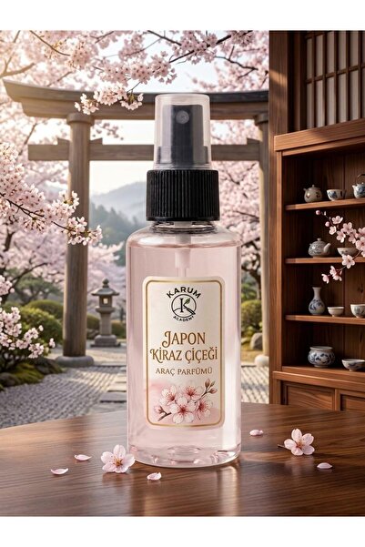 KARUM Araba Kokusu Parfümü Japon Kiraz Çiçeği Sprey 50mL