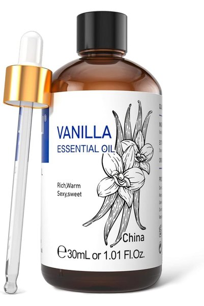 Khazna زيت الفانيليا العطري، زيت عطري طبيعي للوجه، لصنع الشموع، زيت للجسم، لل...