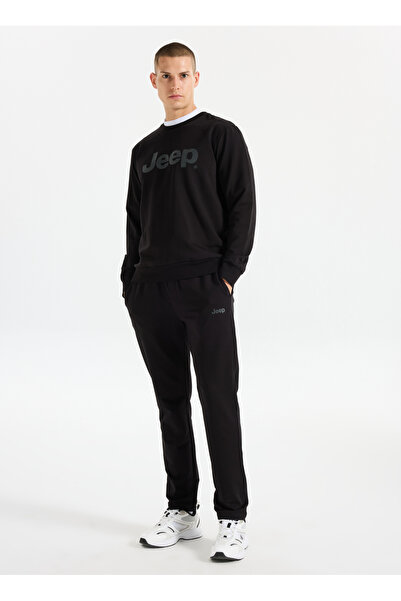 JEEP Black Men's Sweatpants J5WM-EA7391