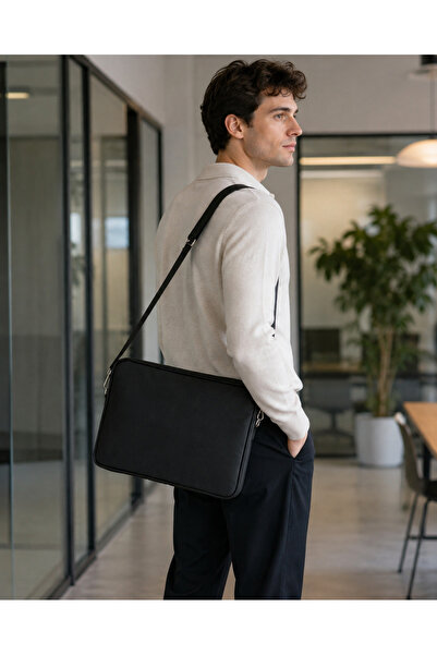 Bags Prime Kumaş Laptop Kılıfı Uzun Askılı 13" / 14" inç