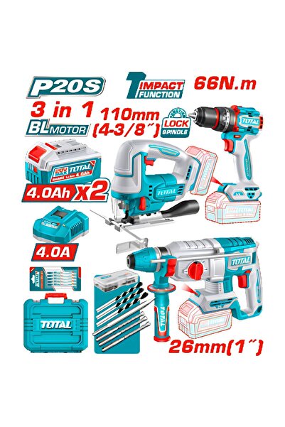 TOTAL AVANTAJ 3 LÜ SET - D.MATKAP & KIRICI DELİCİ & DEKUPAJ TCKLI203136E