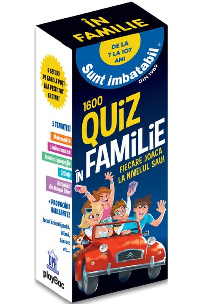 Didactica Publishing House Sunt imbatabil. Quiz in familie