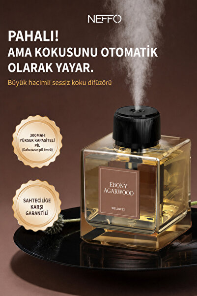 NEFFO Araç Kokusu 500ml Akıllı Atomizasyon Aroma Difüzörü Uzun Süreli Kalıcı Oto Parfümü Araba Kokusu