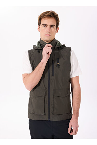 JEEP Men's Khaki Vest J4SM-YLK7218