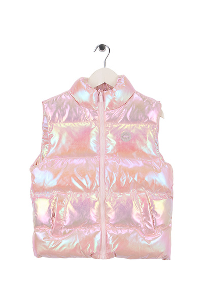 JEEP Girls' Pink Puffer Vest J5WG-YLK7607
