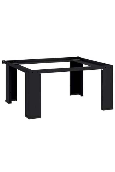 vidaxl Suport pentru mașina de spălat Negru 64 x 55 x 32.5 cm Oțel