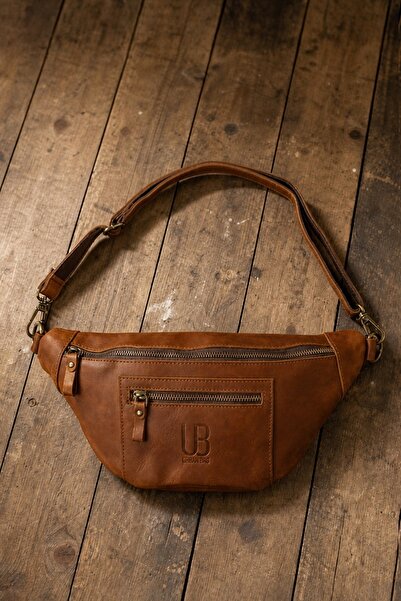 Urban Bag Η τσάντα ώμου The Street από γνήσιο δέρμα – Ανοιχτό καφέ