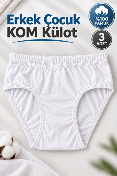 Alıç Chiloți Kom pentru băieți 100% bumbac 0037 (Seher Yetkili Satıcısı) 3 bu...