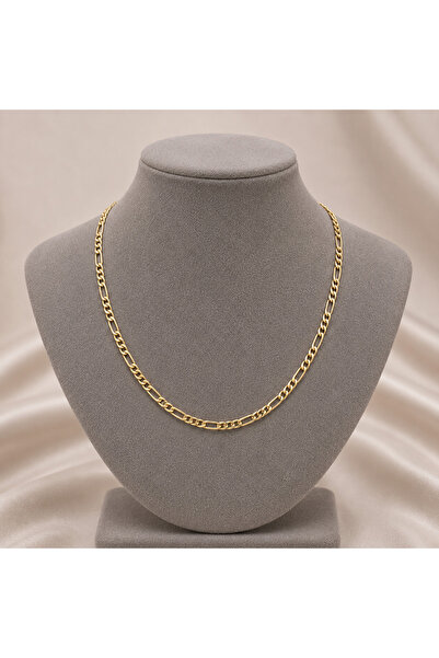 VALTİER Colier Premium Figaro — Placat cu Aur 18k
