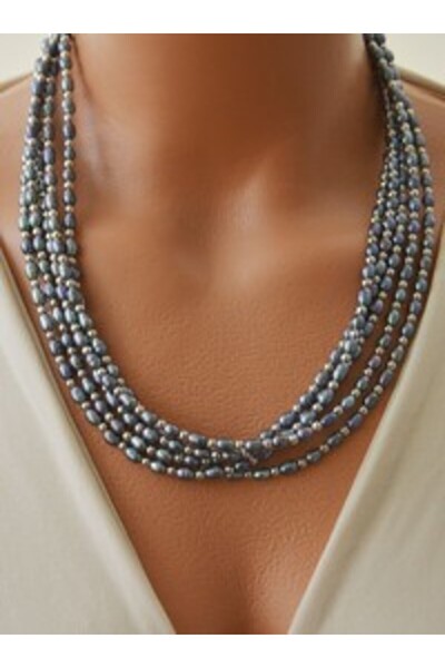 Stoneage Arpa Pearl Necklace - Multi-Colored -