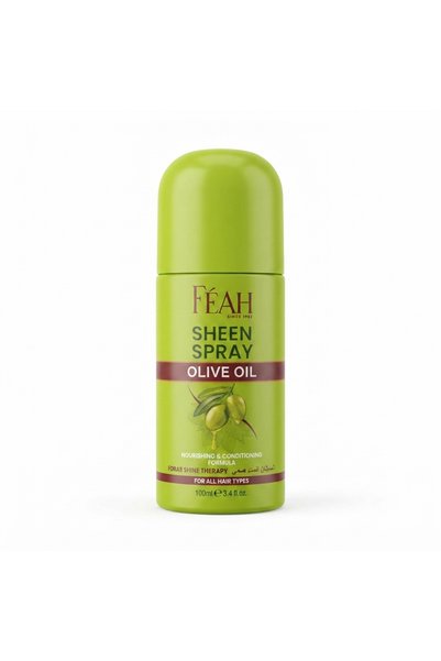FEAH Sheen Spray Olive Oil 100ml – Hair Shine Spray for All Hair Types