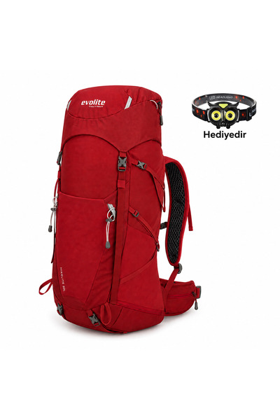Evolite HikeLite 50L Sırt Çantası - Kırmızı