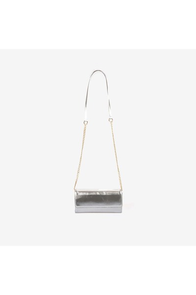 KEMAL TANCA Women's Vegan Lame Elegant Chain Strap Shoulder Bag 2968