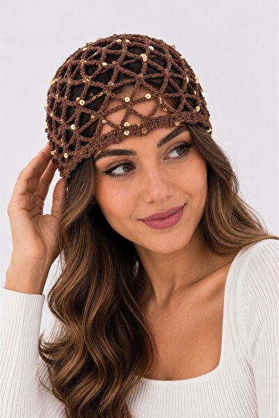 Generic Brand Sequin Detailed Knitted Hair Accessory