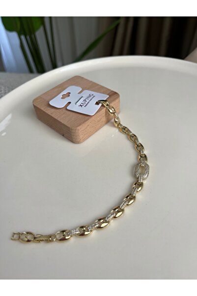 XUPING JEWELRY Zirkon taş detay çelik bileklik