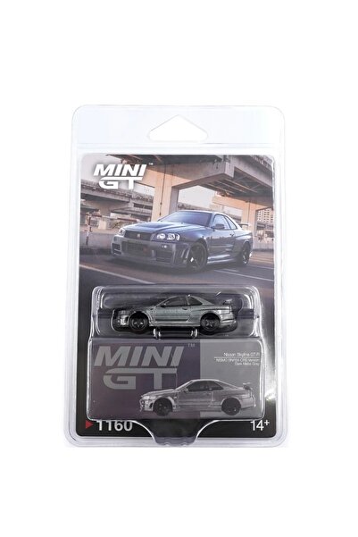 mini gt 1/64 1160 Nissan Skyling GT-R Dark Metal Gray(NISMO BNR34 CRS Version...