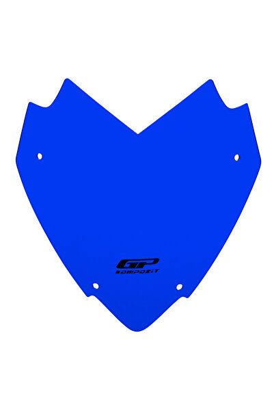 GP KOMPOZİT Yamaha XMAX 250 / 300 / 400 2018-2023 Uyumlu Spor Ön Cam Mavi 34 cm
