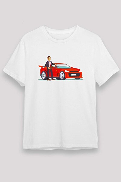 Darkhane Car Dealer White Unisex T-Shirt T-Shirt