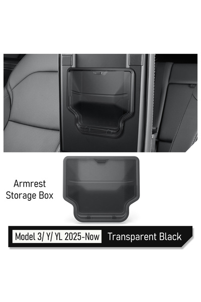 Choice Transparent Black for 2025 2026 Tesla Model Y Juniper (Standard, Premi...