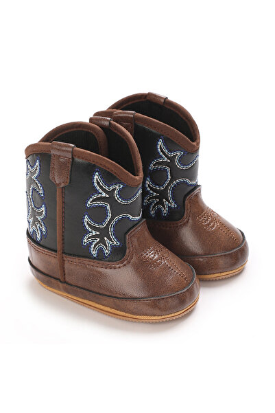 Choice 13-18 Months E-170 COFFEE Western Denim Baby Winter Boots, Fashion War...
