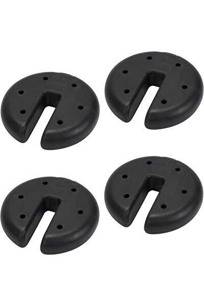MYGARDEN Set de 4 greutăți pentru pavilion, negre, 20 cm x 4,5 cm, My Garden,...