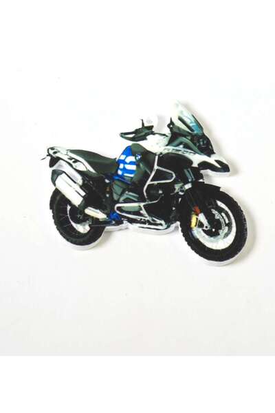 NO BRAND Μηχανή Bmw Gs R1200 με μπλέ λεπτομέρειες στο ντεπόζιτο πολύχρωμο ple...