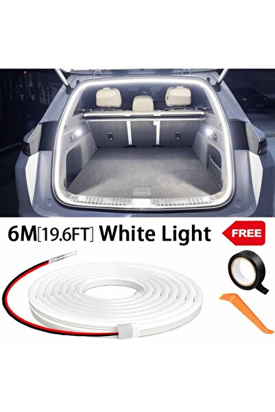 Choice 6M White Set Car High Brightness Trunk Lighting Ambient Light Interior...