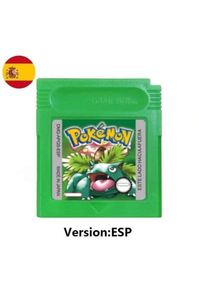 Choice Pokemon Green ESP Wholesale*^*22 Styles Pokémon 16-Bit GBC Game Cartri...