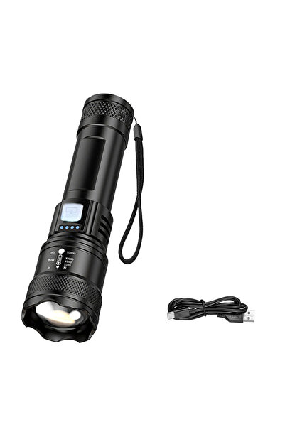 Choice ZOOM 1PC Tactical LED Flashlight 2000LM USB Rechargeable Waterproof Gr...