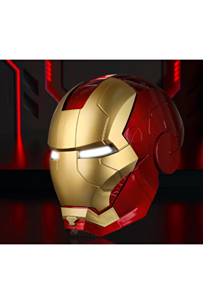 Choice Manual Gold Iron Man MK5 MK45 Electronic Helmet Voice Controlled with ...