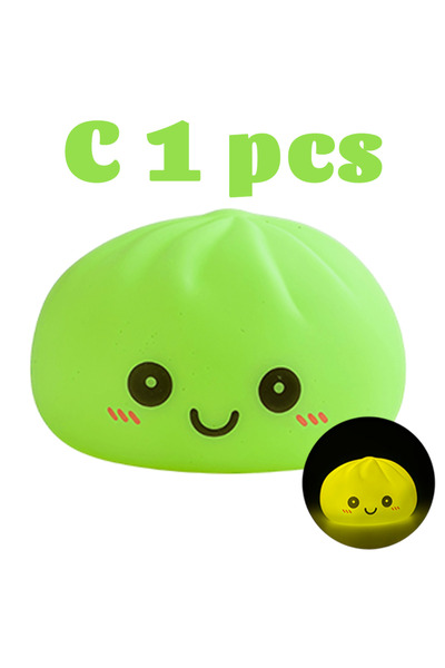 BANDAI C-1pcs 2027 New Dumpling Night Lights Glowing Dumplings Desktop Orname...