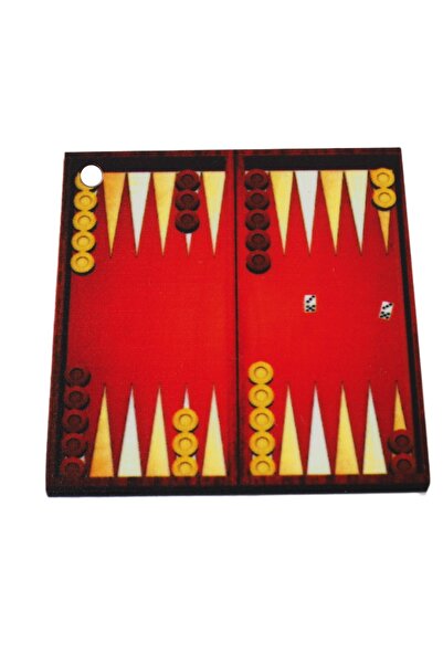 NO BRAND Τάβλι πολύχρωμο plexiglass κρεμαστό 50x53mm