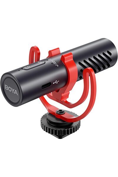 BOYA BY-MM1 AI On-Camera Shotgun Mic with AI Noise Cancellation, APP Control ...