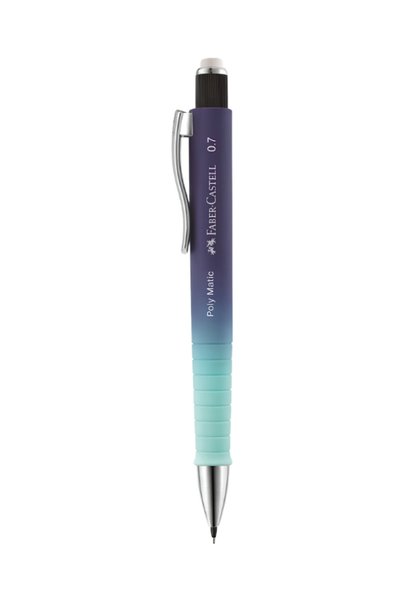 Faber Castell Poly Matic 0.7 mm Mavi Turkuaz Versatil Kalem