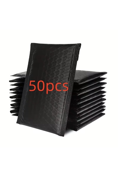 Choice 11X13cm 50pcs 50pcs Black Double-Sided Bubble Packaging Bag Self Adhes...