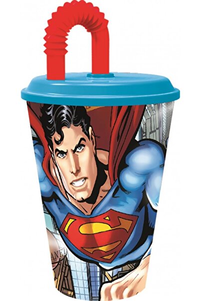 Superman Cana Savior cu pai, plastic 430 ml