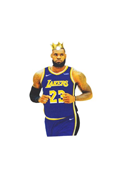 NO BRAND LeBron James με κορώνα &amp; εμφάνιση Lakers πολύχρωμο plexiglass κρ...
