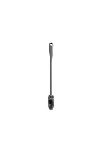 Choice Grey Silicone Milk Bottle Brush Cup Scrubber Glass Cleaner Kitchen Cle...